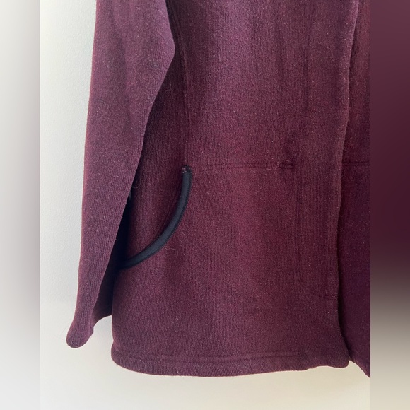 Horny Toad Women’s Zip Up Snap Button Closure Jacket Burgundy Maroon Size Small - Picture 6 of 10